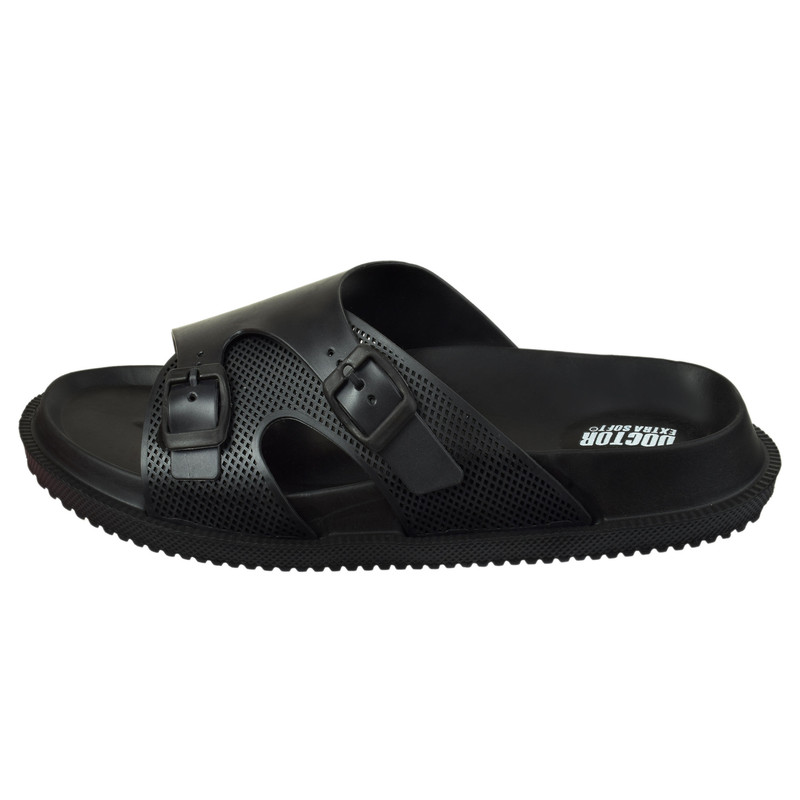 دمپایی مردانه پایون مدل دوسگک استراکچر 895 رنگ مشکی