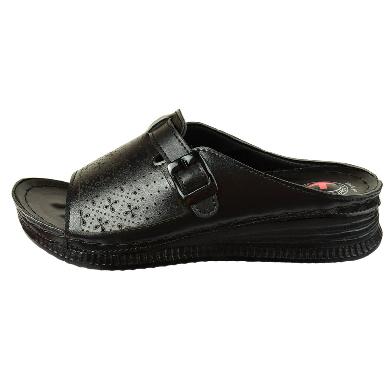 دمپایی زنانه پاپا مدل سگکی لیزیری طبی BK.4161