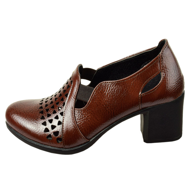 کفش زنانه مدل ماریا تابستانی کد BR.4190 رنگ قهوه‌ای