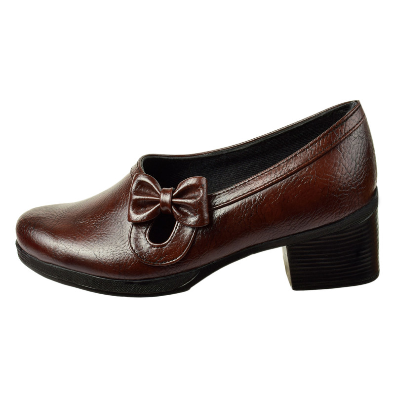 کفش زنانه مدل کلویی 4194 رنگ قهوه‌ای