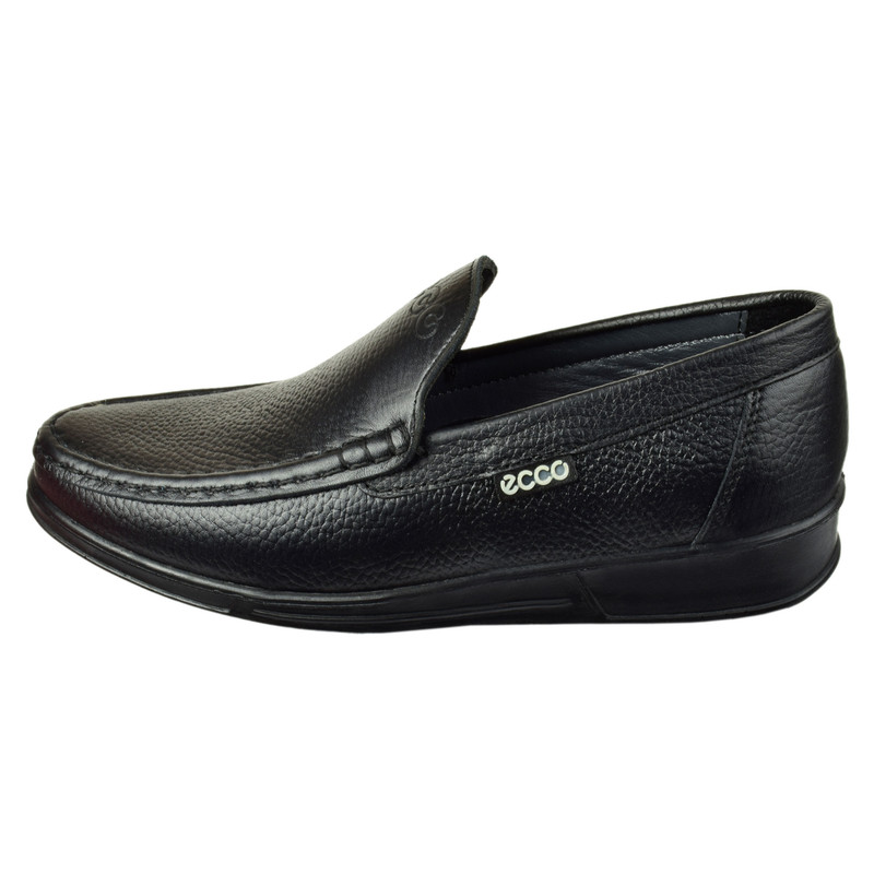 کفش کالج مردانه مدل چرم طبیعی استفورد BK.1905 رنگ مشکی