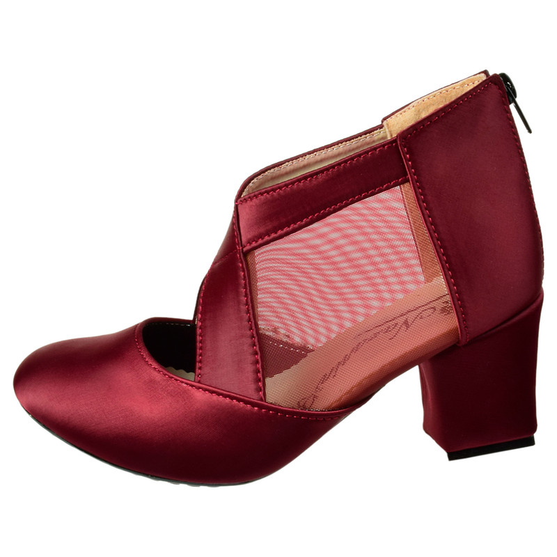 کفش زنانه مدل الیز کد ZRSH.4201 رنگ زرشکی