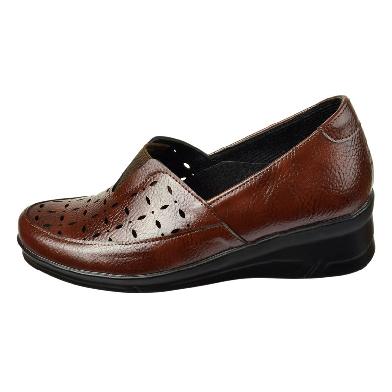 کفش روزمره زنانه مدل هارمونی تابستانی کد BR.4185 رنگ قهوه‌ای