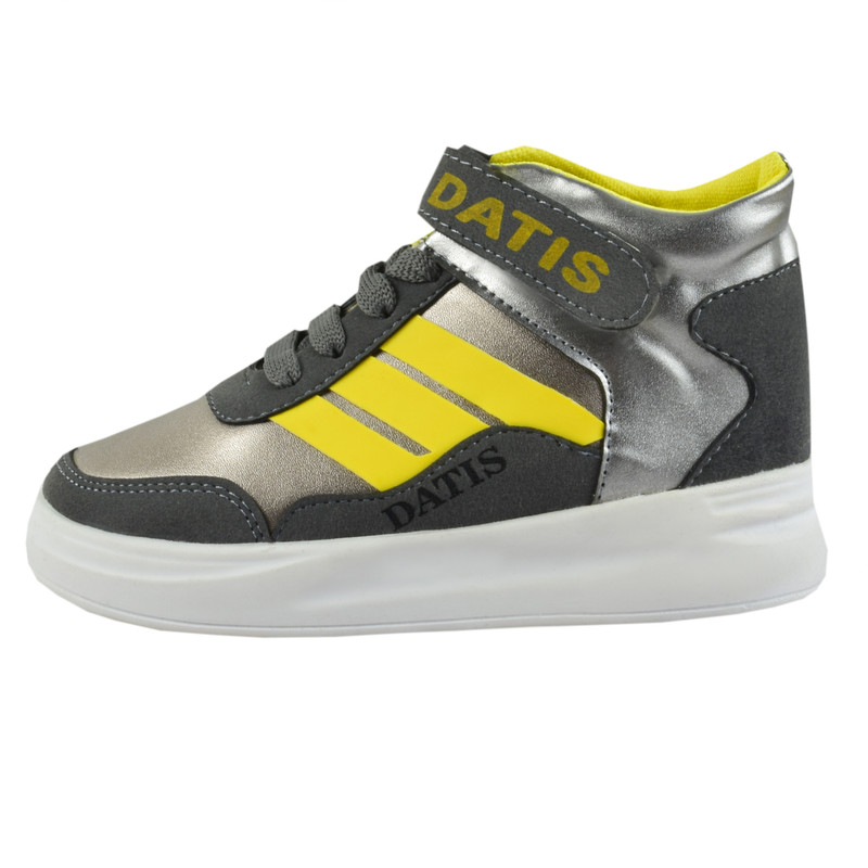 نیم بوت پسرانه مدل ساقدار سه خط PLTN.3562