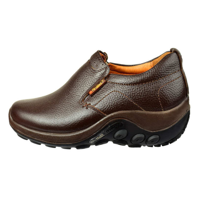 کفش رسمی پسرانه مدل چرم طبیعی لژدار BR.3715 رنگ قهوه‌ای