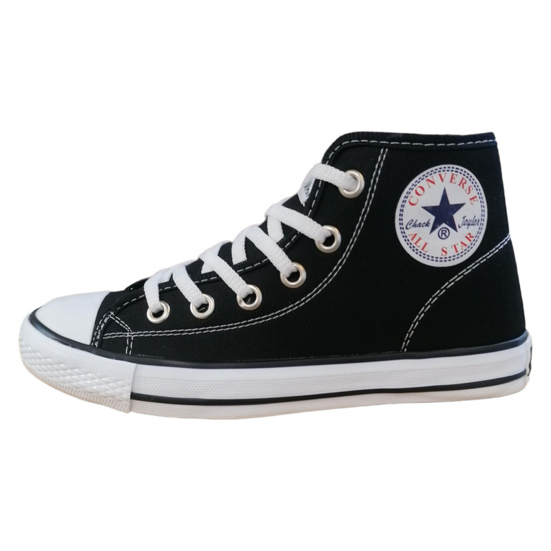 کفش راحتی مدل آل استار ساقدار رنگ مشکی