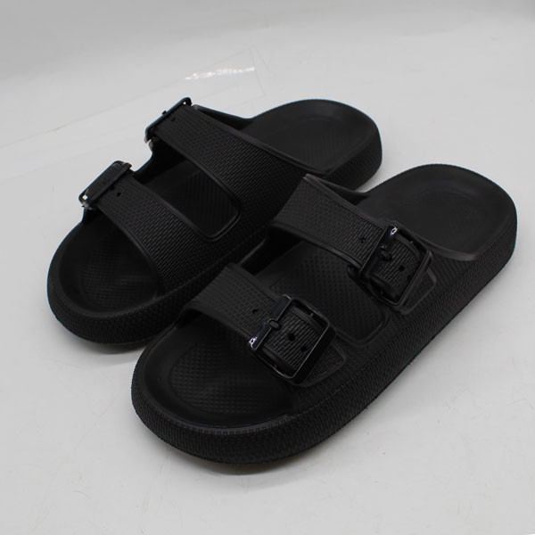 دمپایی پاپا مدل دوبنده سگک دار نارسیس کد 1405-BK