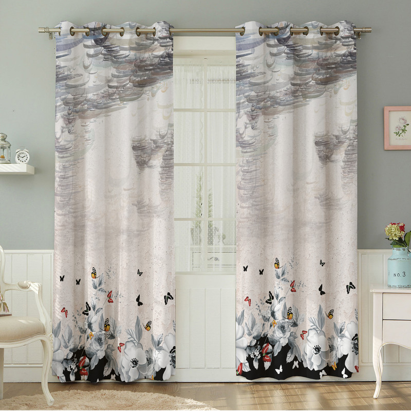 پرده نیروانا طرح مدرن  مدل مخمل کد 5072سایز 140×280 سانتی متر