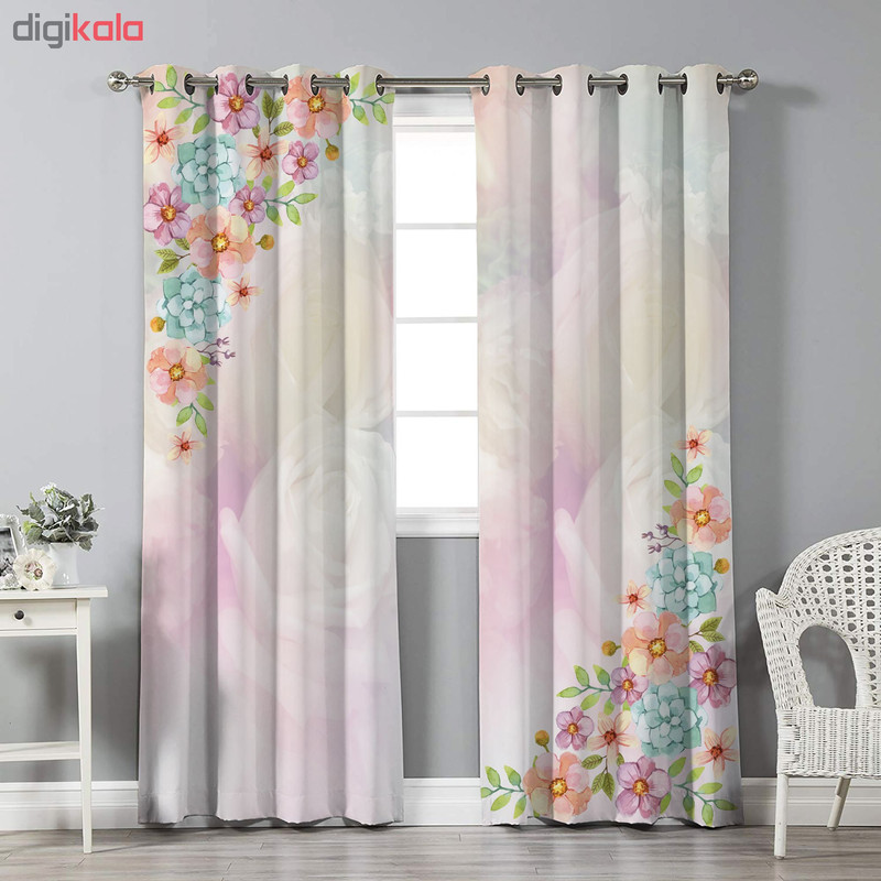 پرده نیروانا مدل pm1347 سایز 280 × 140 سانتی متر