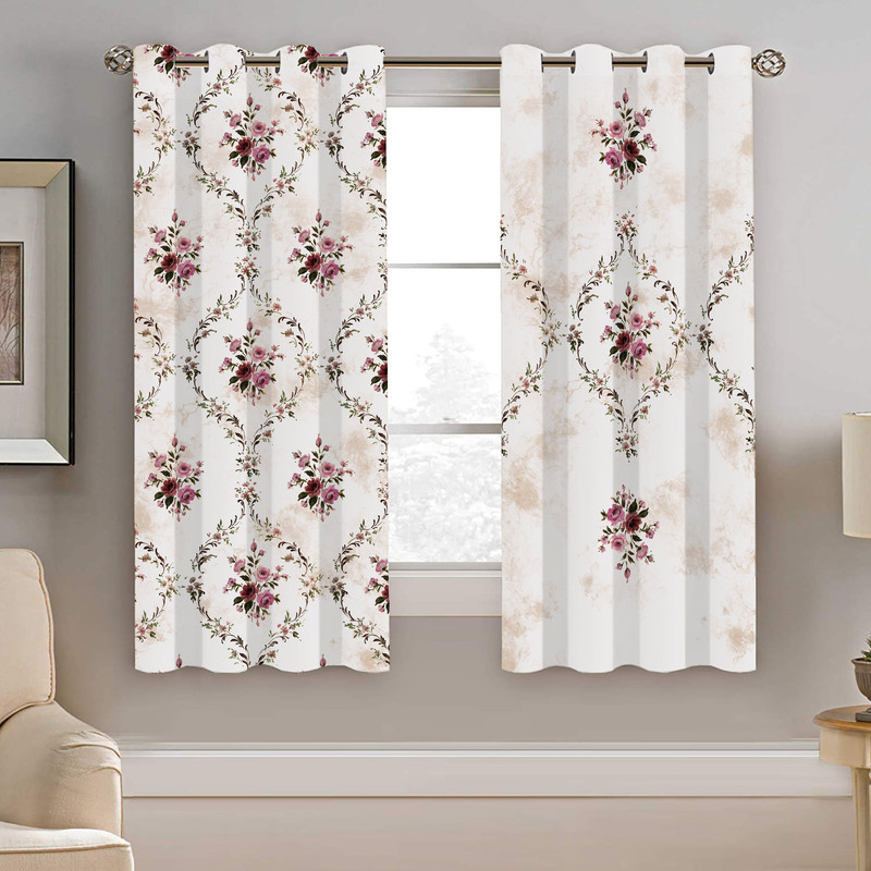 پرده نیروانا طرح سنتی مدل هازان کد 9036 سایز 140×200 سانتی متر