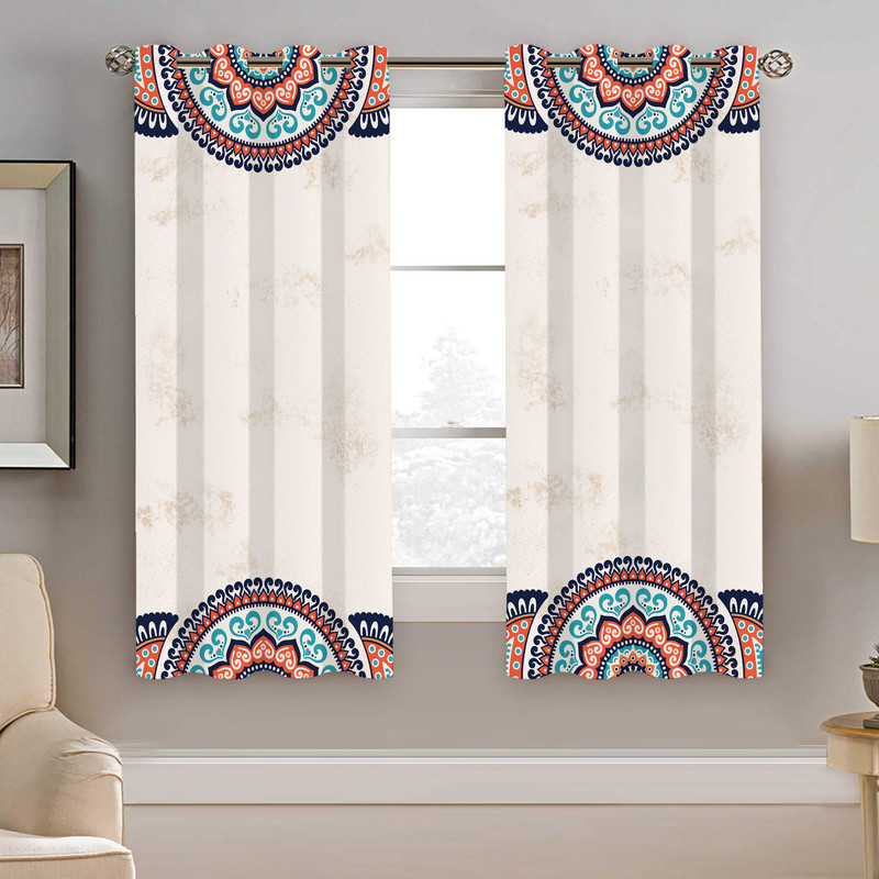 پرده نیروانا طرح سنتی مدل مخمل کد  8065 سایز 140×200 سانتی متر