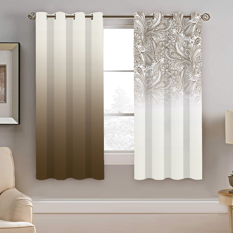 پرده نیروانا طرح سنتی مدل هازان کد 8829سایز 140×200 سانتی متر