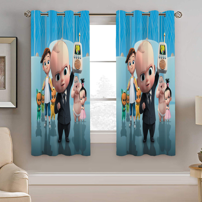 پرده نیروانا طرح بچه ریس کودک مدل هازان کد 8250 سایز 140×200 سانتی متر