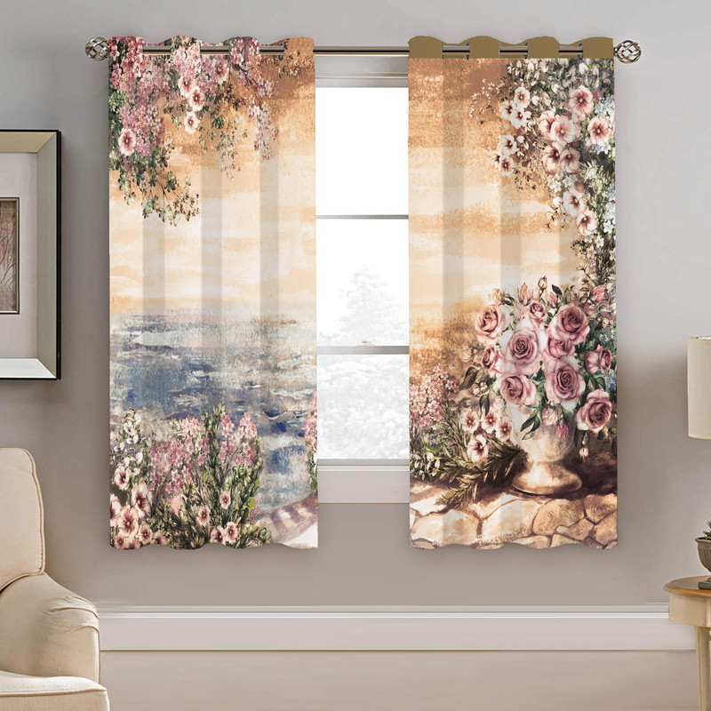 پرده نیروانا طرح مدرن مدل هازان کد 8045  سایز 140×200 سانتی متر