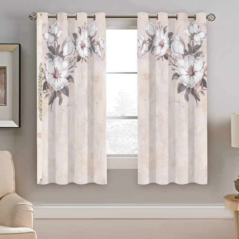 پرده نیروانا طرح سنتی  مدل هازان کد 8090  سایز 140×200 سانتی متر