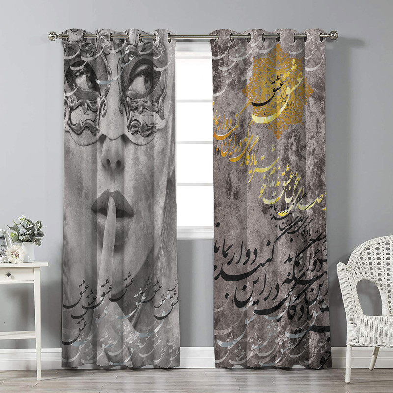 پرده نیروانا مدل pl2799 سایز 280 × 140 سانتی متر