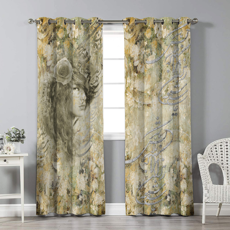 پرده نیروانا مدل pl2844 سایز 280 × 140 سانتی متر