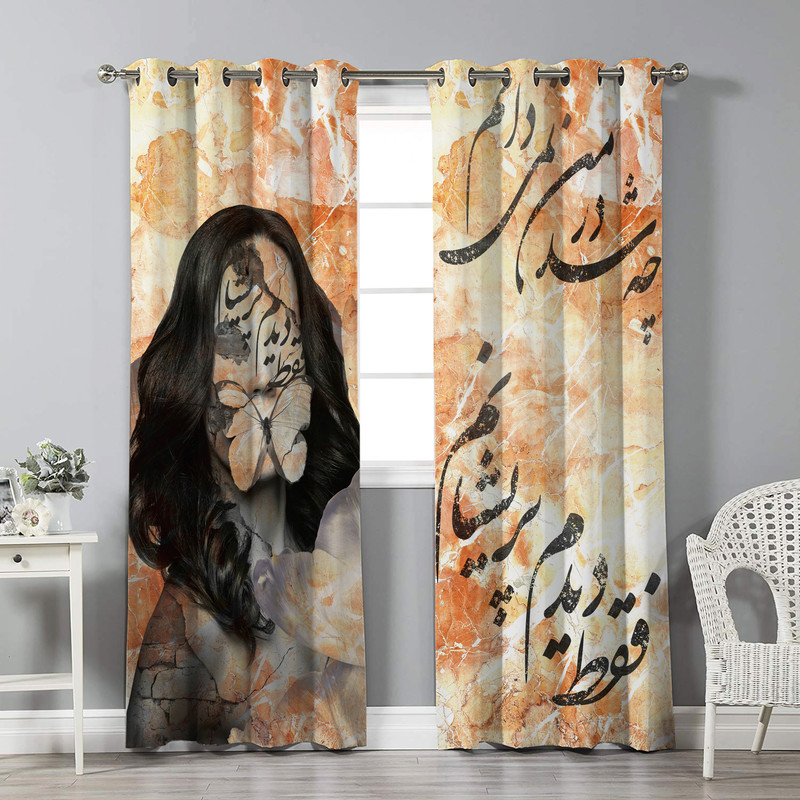 پرده نیروانا مدل pl2845 سایز 280 × 140 سانتی متر