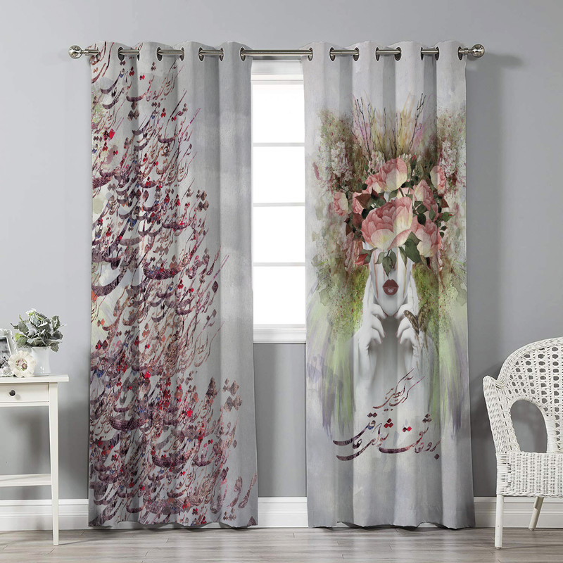 پرده نیروانا مدل pl2637 سایز 280 × 140 سانتی متر