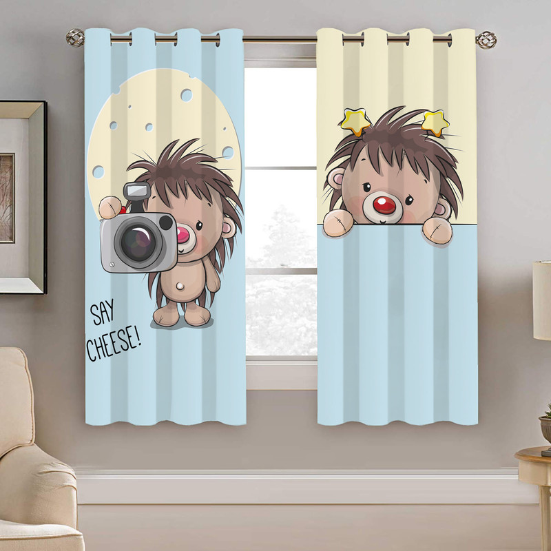 پرده نیروانا طرح کودک مدل هازان کد 8354 سایز 140×200 سانتی متر