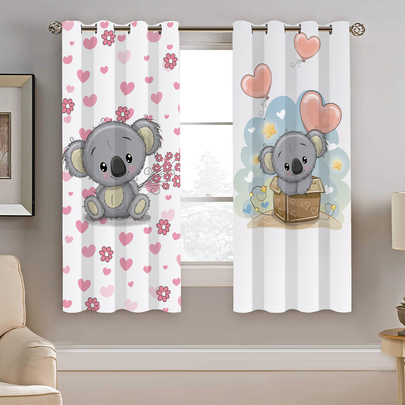 پرده نیروانا طرح کودک مدل هازان کد 8358 سایز 140×200 سانتی متر