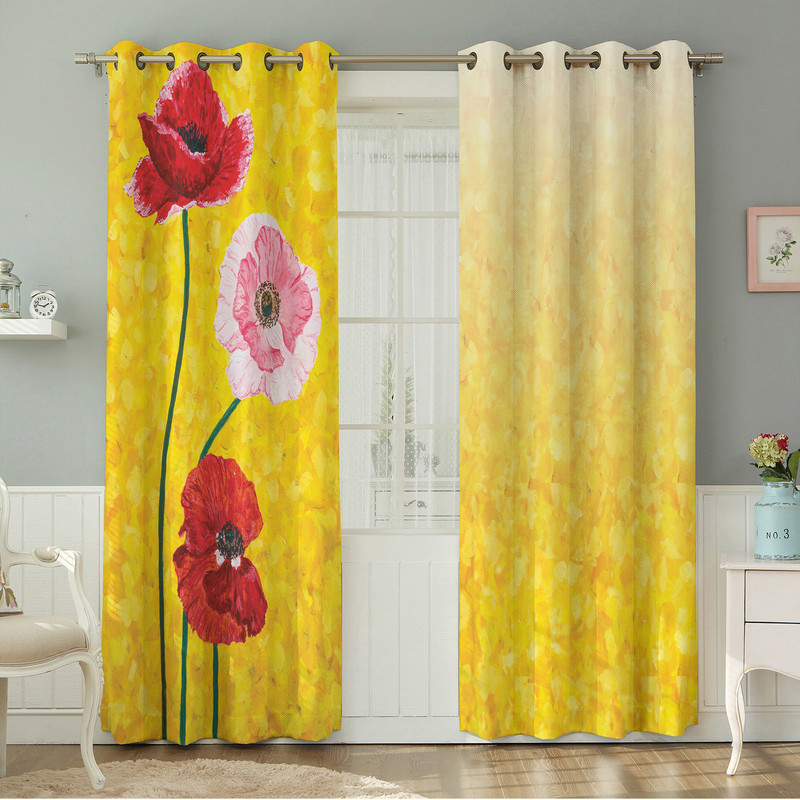 پرده نیروانا طرح کودک  مدل مخمل کد 4754 سایز 140×280 سانتی متر