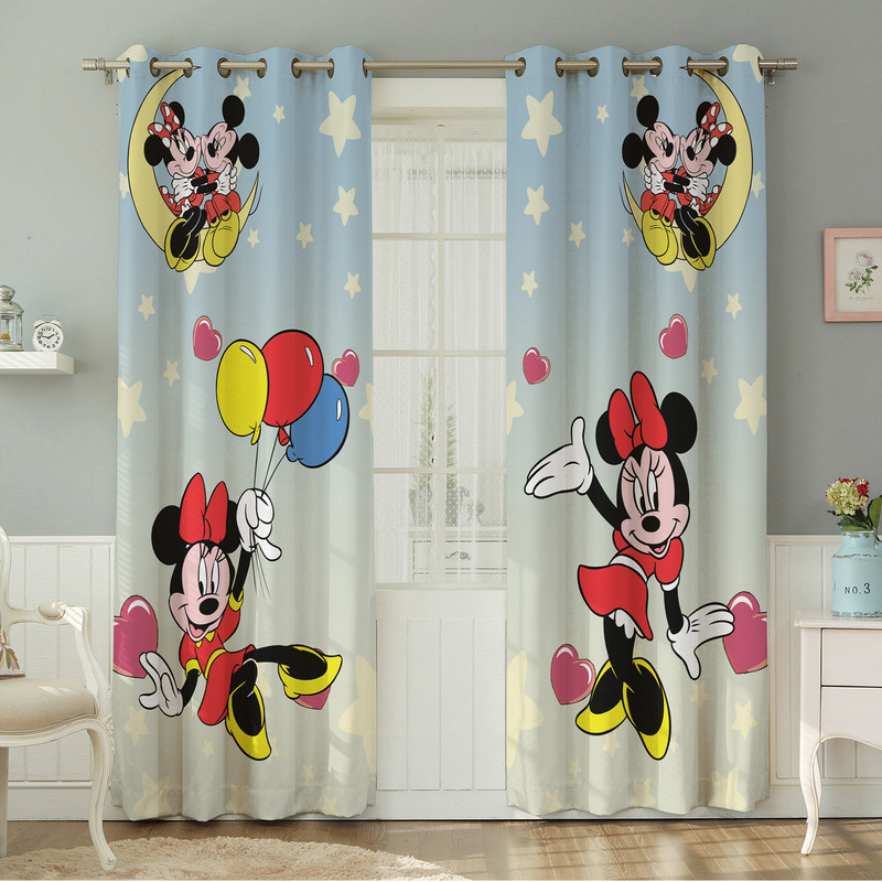 پرده نیروانا طرح  کودک مدل مخمل کد 4848 سایز 140×280 سانتی متر