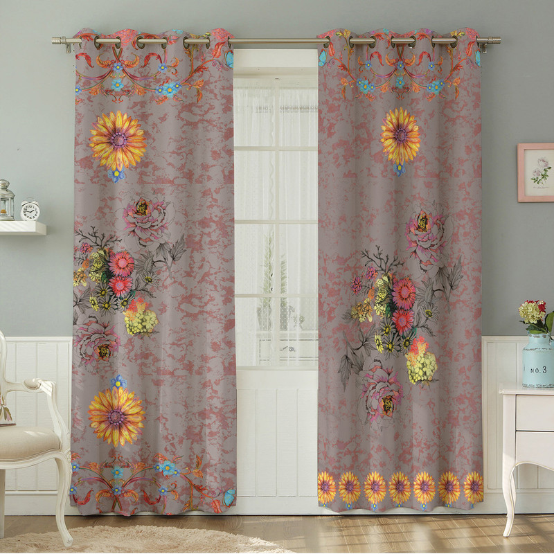 پرده نیروانا طرح مدرن  مدل مخمل کد 4851 سایز 140×280 سانتی متر