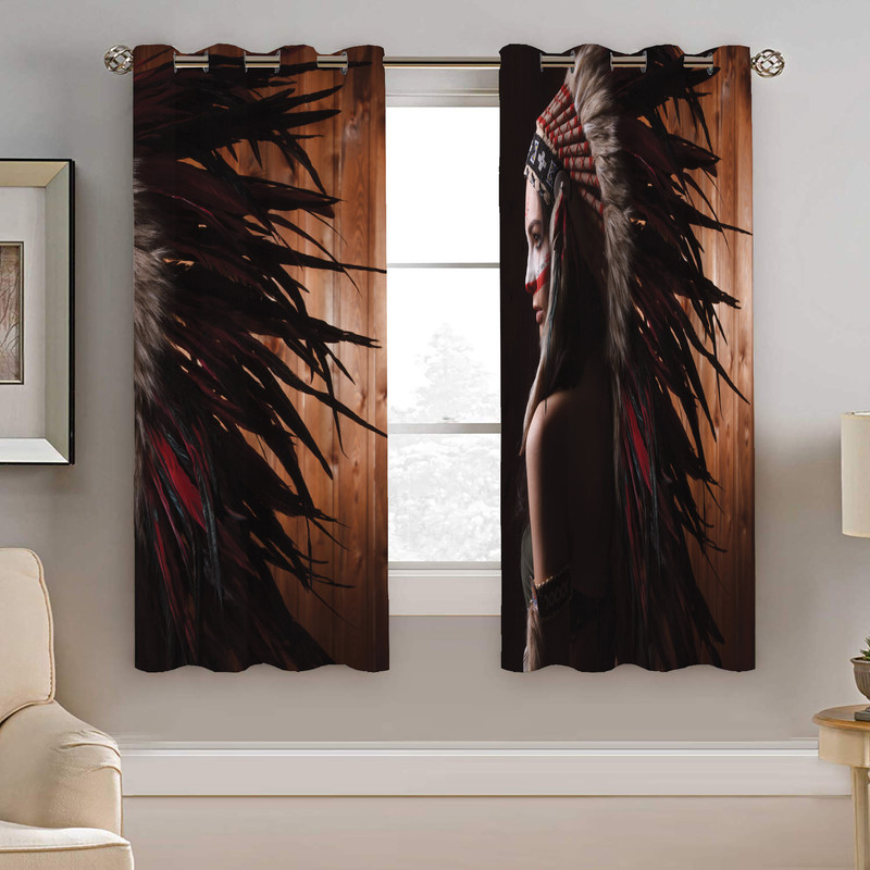 پرده نیروانا طرح چهره مدل مخمل کد 5168 سایز 140×200 سانتی متر