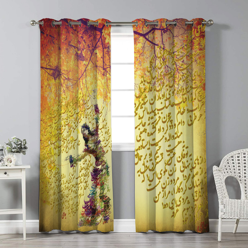 پرده نیروانا مدل pl2106 سایز 280 × 140 سانتی متر