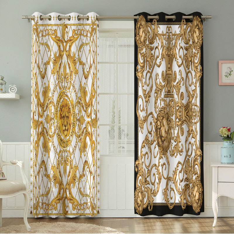 پرده نیروانا طرح سنتی  مدل مخمل کد 5201سایز 140×280 سانتی متر