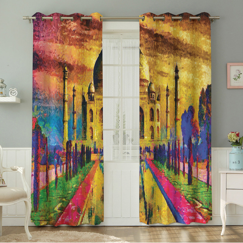 پرده نیروانا طرح مدرن مدل مخمل کد 4627  سایز 140×280 سانتی متر