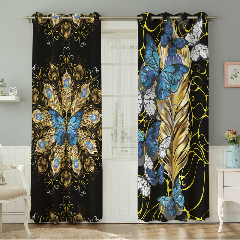 پرده نیروانا طرح سنتی  مدل مخمل کد 4683 سایز 140×280 سانتی متر