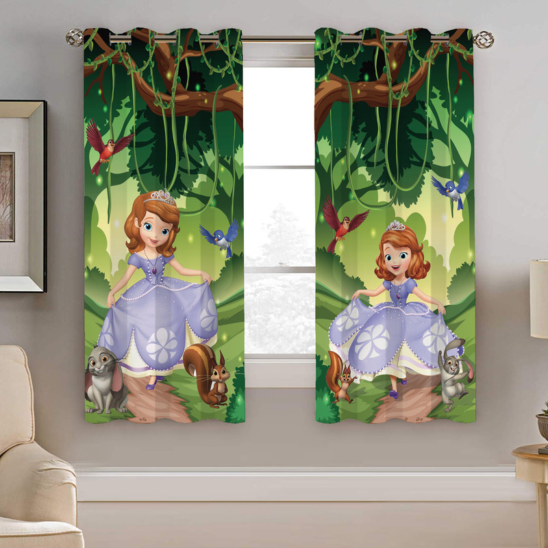 پرده نیروانا طرح کودک  مدل هازان کد 4628  سایز 140×200 سانتی متر