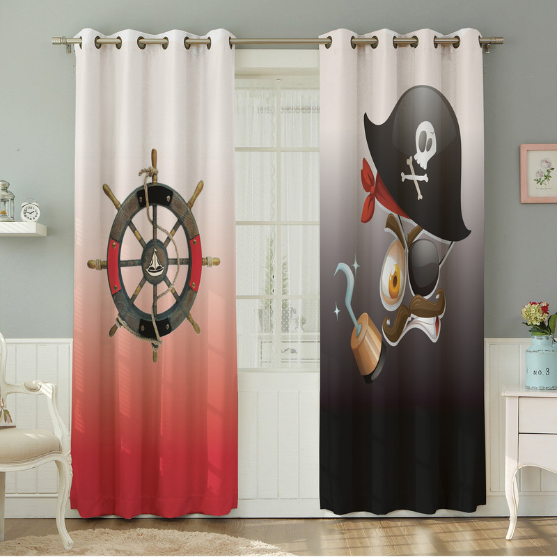 پرده نیروانا طرح  کودک مدل هازان کد 8146 سایز 140×280 سانتی متر