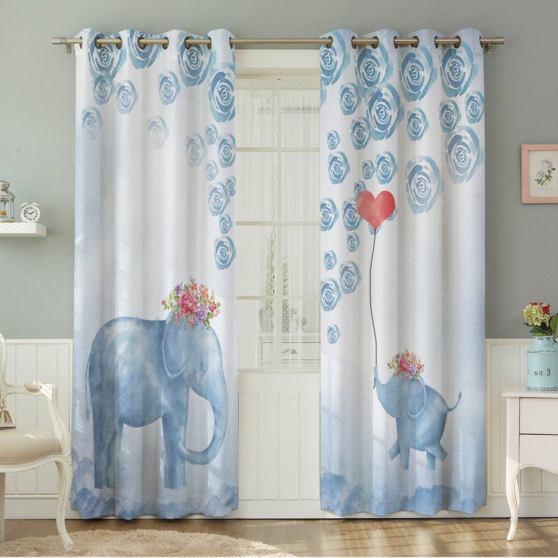 پرده نیروانا طرح  کودک مدل هازان کد 8323 سایز 140×280 سانتی متر