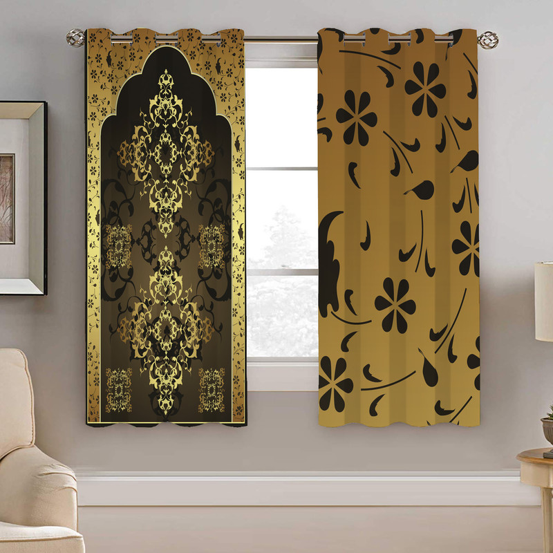 پرده نیروانا طرح مدرن  مدل هازان کد 4359    سایز 140×200 سانتی متر