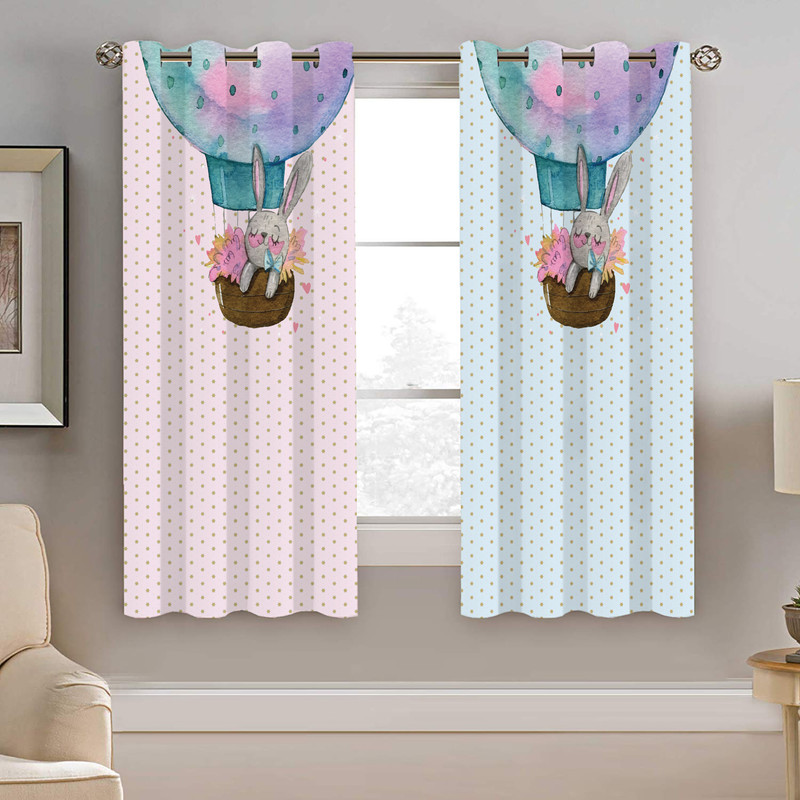 پرده نیروانا طرح کودک مدل هازان کد 8531 سایز 140×200 سانتی متر