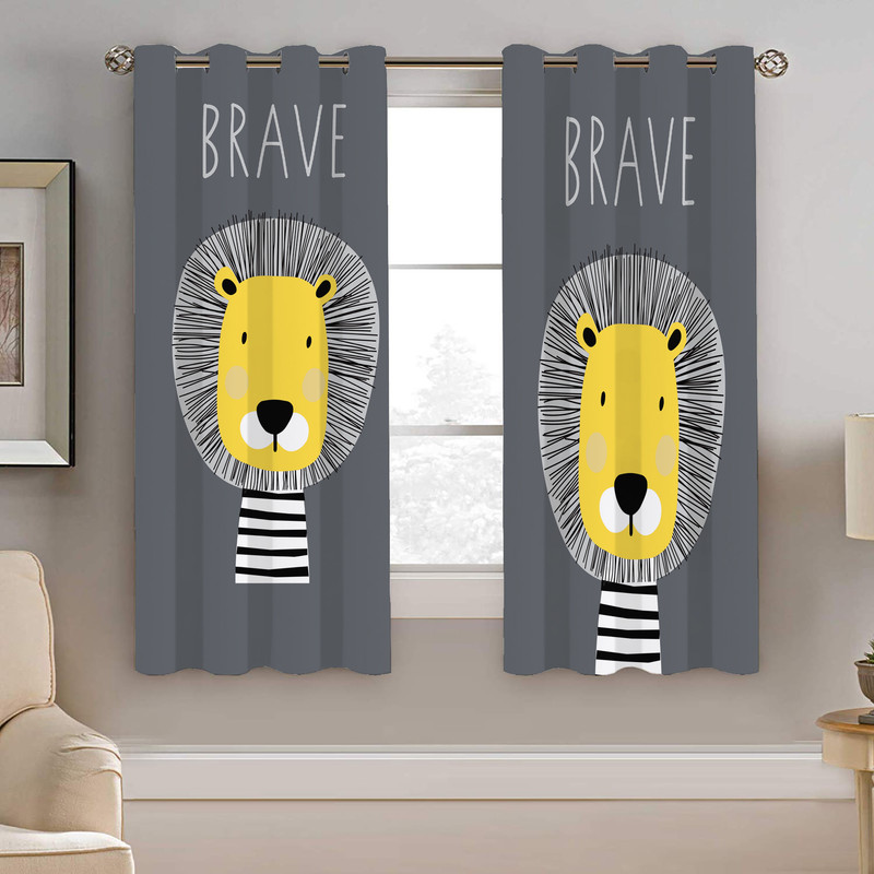 پرده نیروانا طرح کودک مدل هازان کد 8284 سایز 140×200 سانتی متر