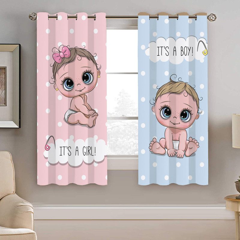 پرده نیروانا طرح نی نی کودک مدل هازان کد 8290 سایز 140×200 سانتی متر