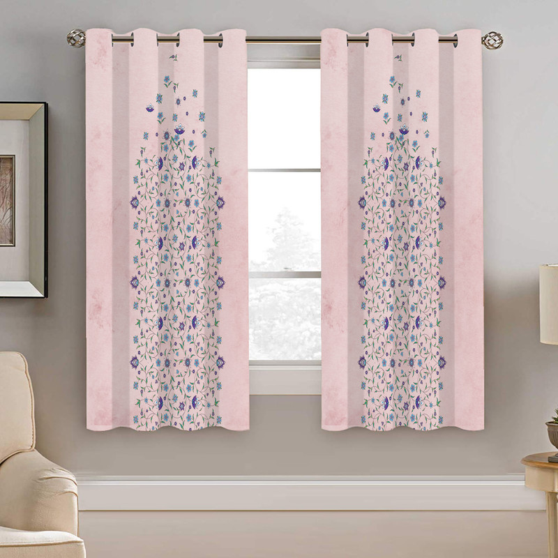 پرده نیروانا طرح سنتی مدل هازان کد 8543 سایز 140×200 سانتی متر