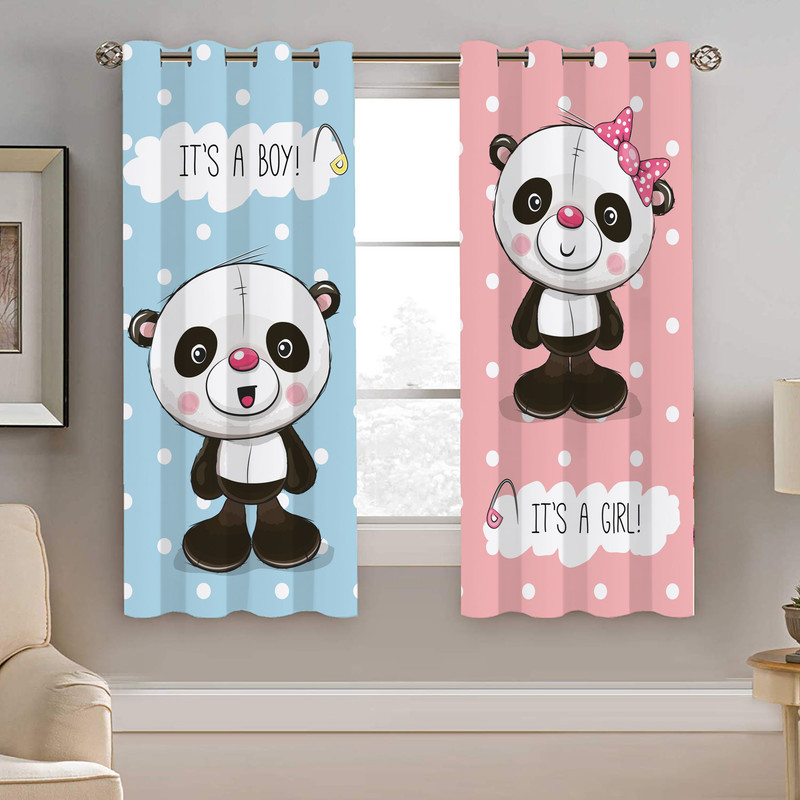 پرده نیروانا طرح کودک مدل هازان کد 8715 سایز 140×200 سانتی متر