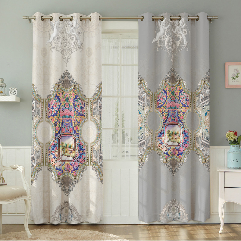 پرده نیروانا طرح  مدرن مدل مخمل کد 4552 سایز 140×280 سانتی متر