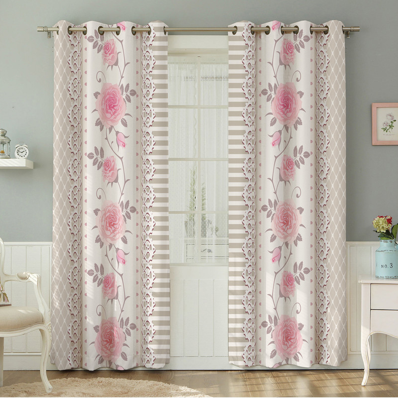 پرده نیروانا طرح مدرن   مدل مخمل کد 4551 سایز 140×280 سانتی متر