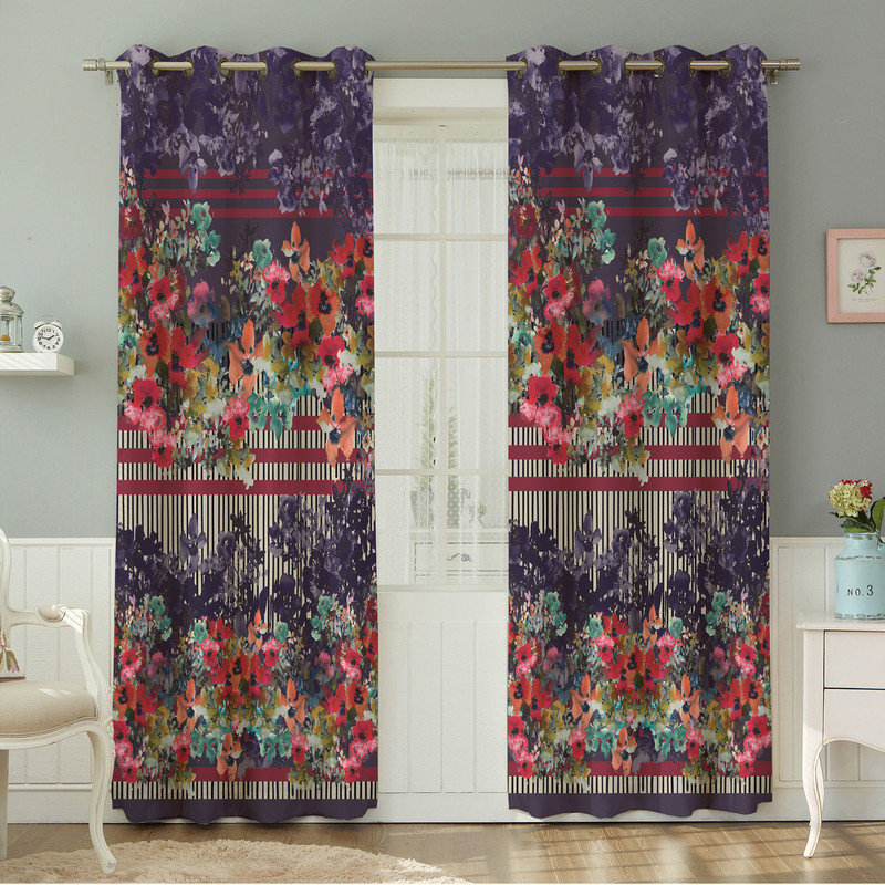 پرده نیروانا طرح   مدرن مدل مخمل کد 4559 سایز 140×280 سانتی متر