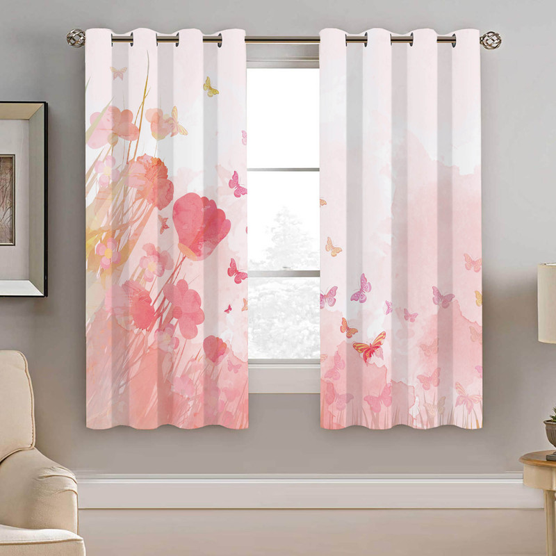 پرده نیروانا طرح گل مدل مخمل کد 4258 سایز 140×200 سانتی متر