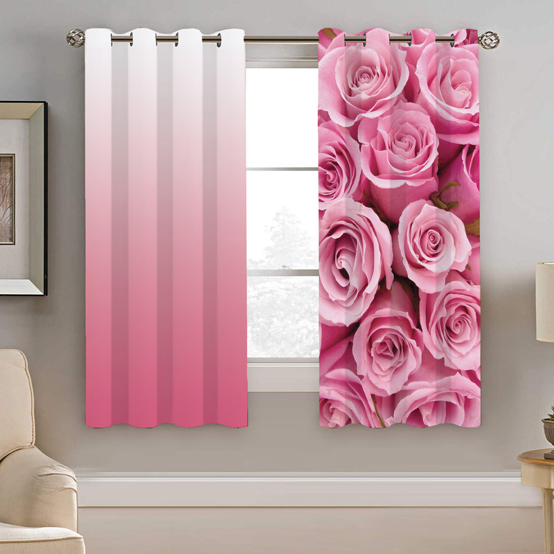 پرده نیروانا طرح گل  مدل مخمل کد 4202 سایز 140×200 سانتی متر