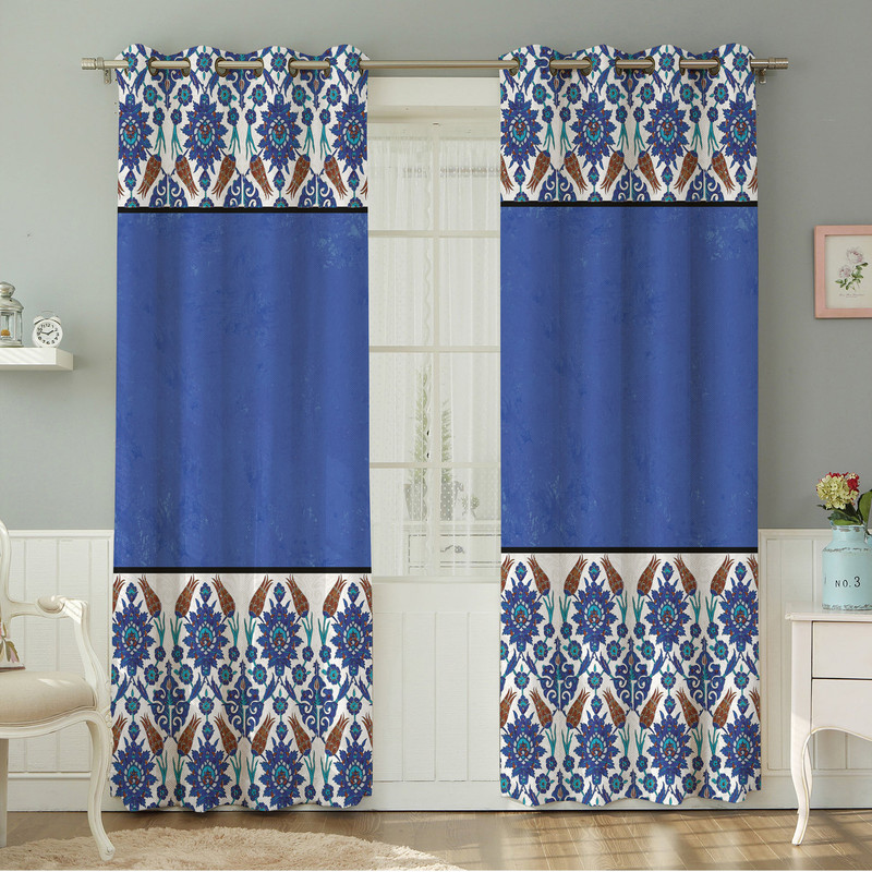 پرده نیروانا طرح مدرن  مدل هازان کد 4849سایز 140×280 سانتی متر