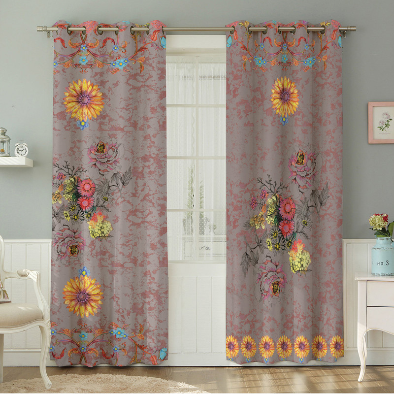 پرده نیروانا طرح مدرن  مدل هازان کد 4851سایز 140×280 سانتی متر