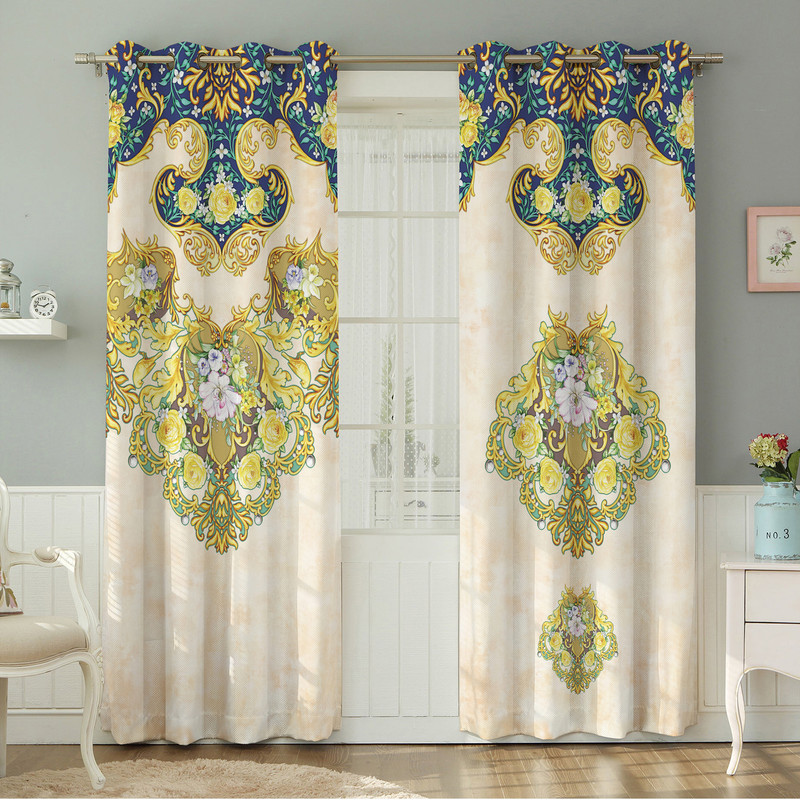 پرده نیروانا طرح   مدرن مدل هازان کد 4870سایز 140×280 سانتی متر